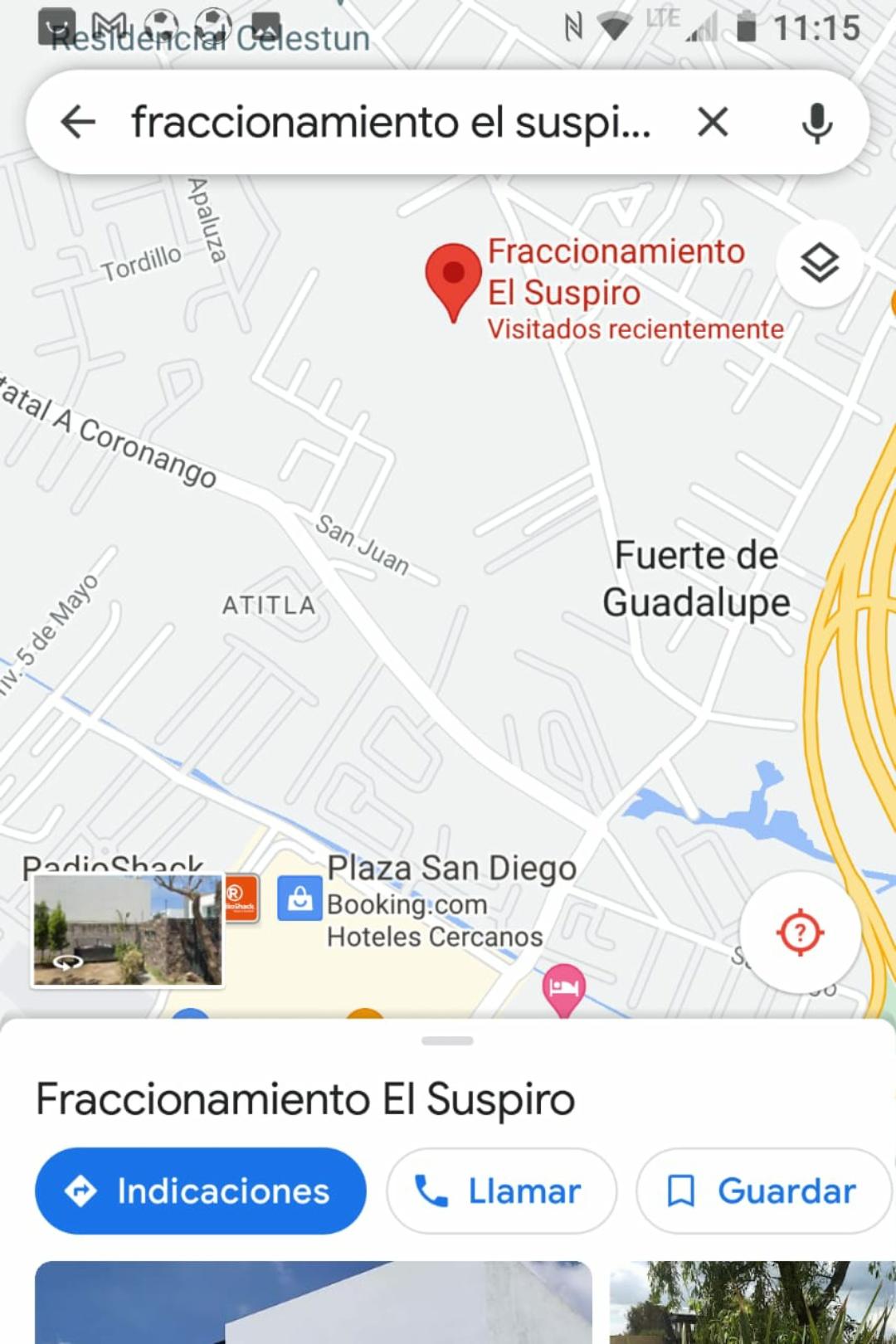 Se vende Terreno en Puebla de Zaragoza Fracc El Suspiro