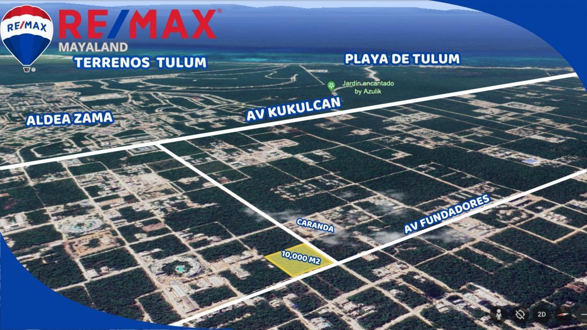 terreno de 5,000 m2 Comercial en Region 15 tulum