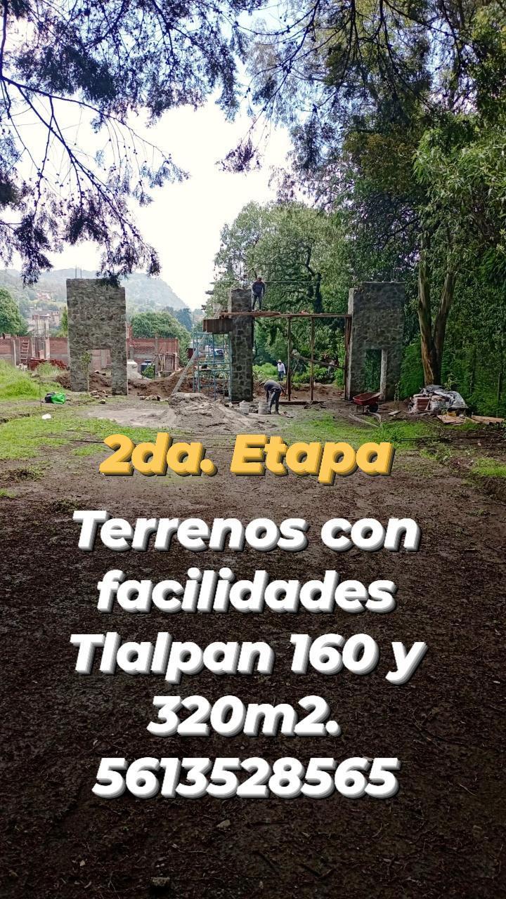  Terrenos en Tlalpan , en venta con facilidades 