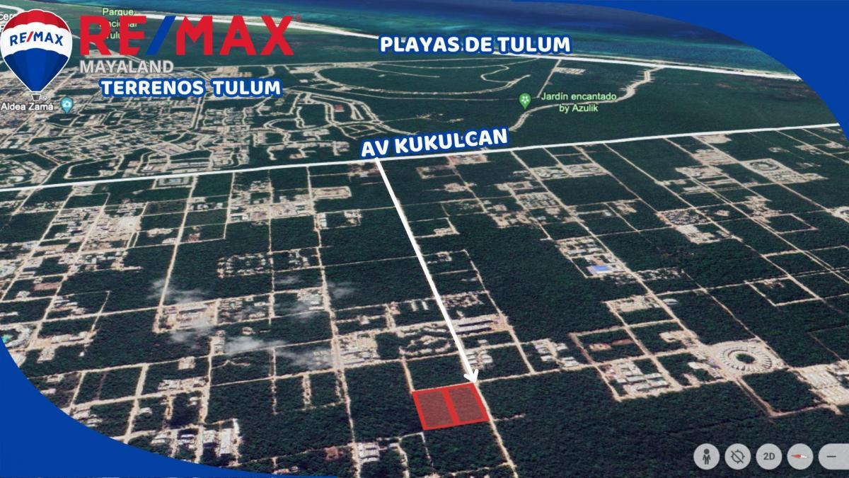En venta media hectárea en region 15 de tulum mz 140