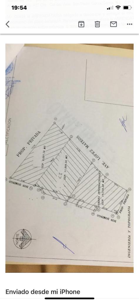 terreno en renta ave. lopez mateos san nicolas de los garza 