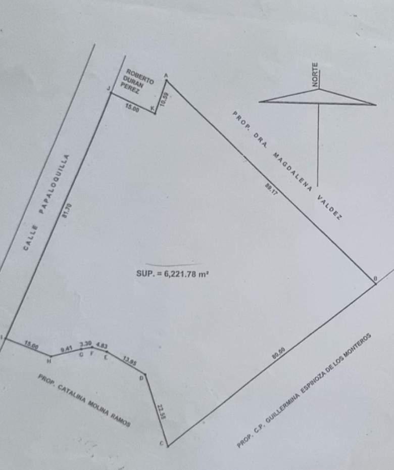 Terreno en la entrada de Atlixco, 6,222 m2