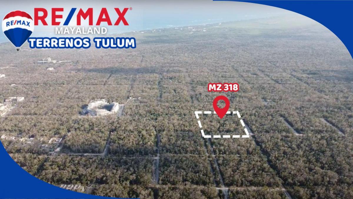 Terreno de 583 m2 en region 15 de tulum