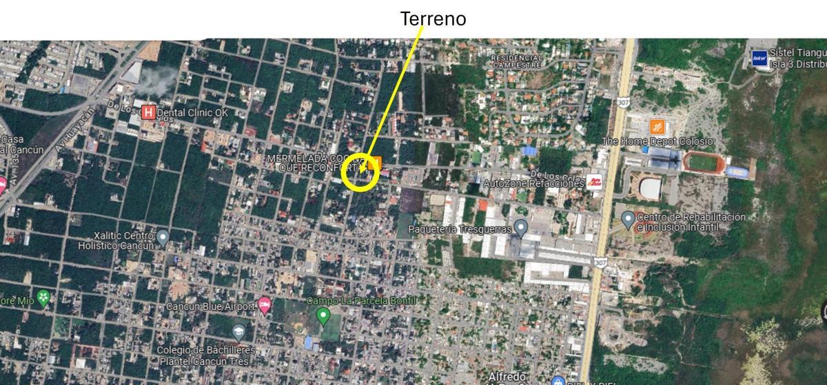 Terreno en Venta Alfredo V. Bonfil Cancun