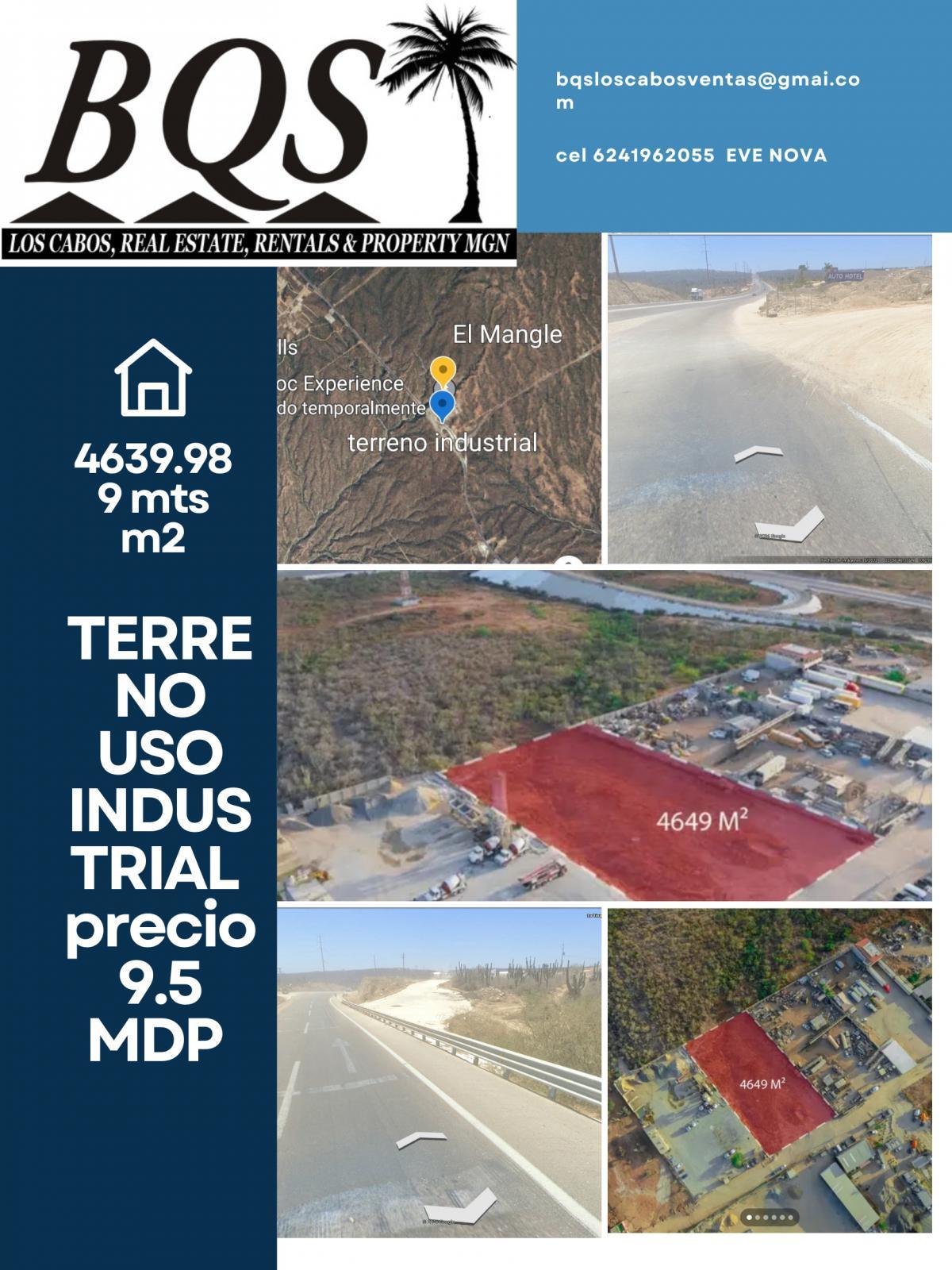 Se vende Industrial en Los Cabos