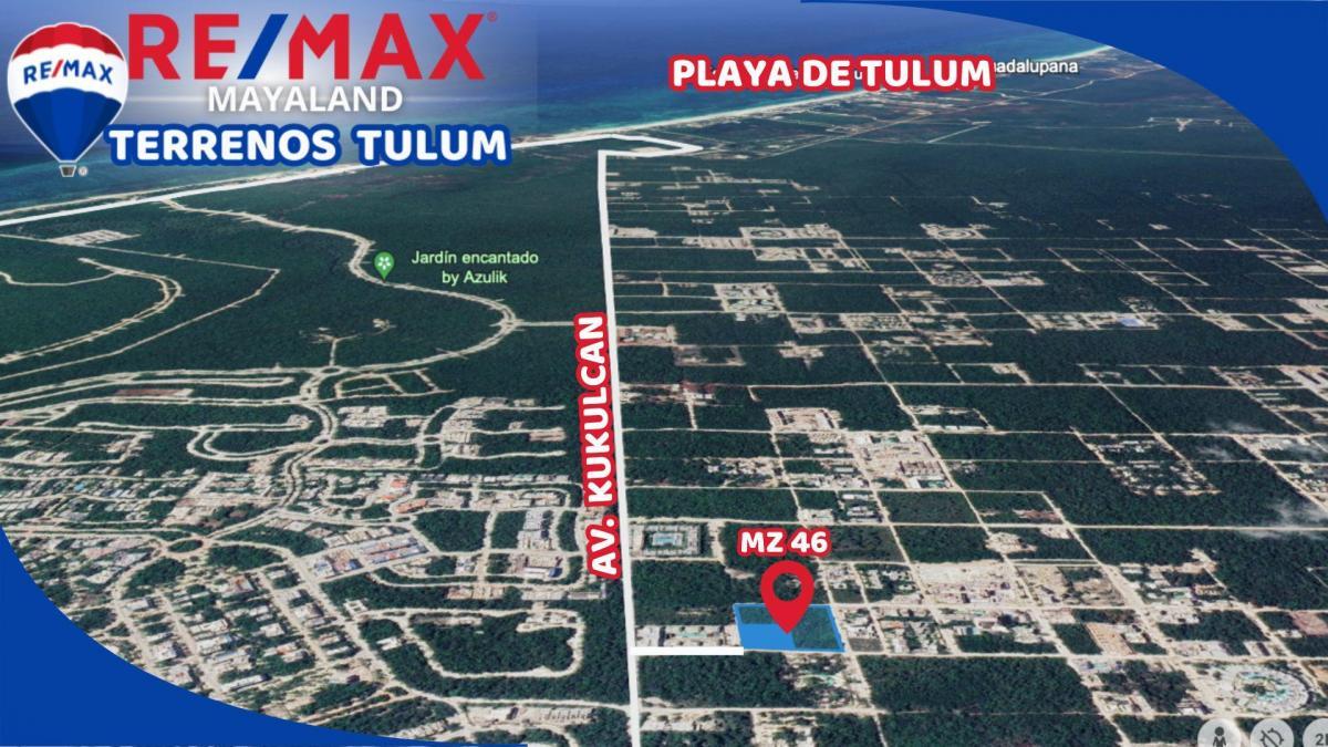 2500 m2 a solo 100 mts de la av Kukulcan tulum