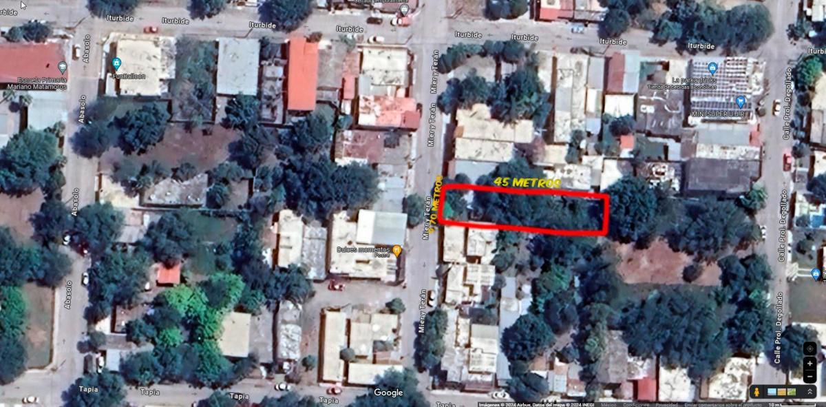 Se vende Terreno en Montemorelos 9.70m X 45m