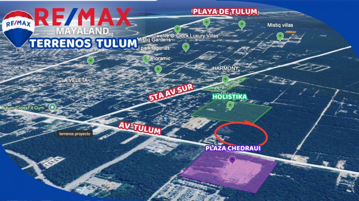 11,500 m2 a pocos metros de la nueva plaza comercial chedrau