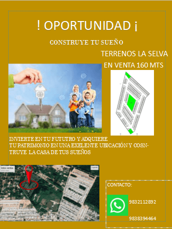Venta de Lotes "La Selva"