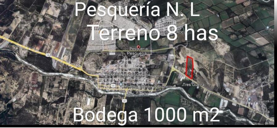 Terreno Bodega venta industrial Pesqueria