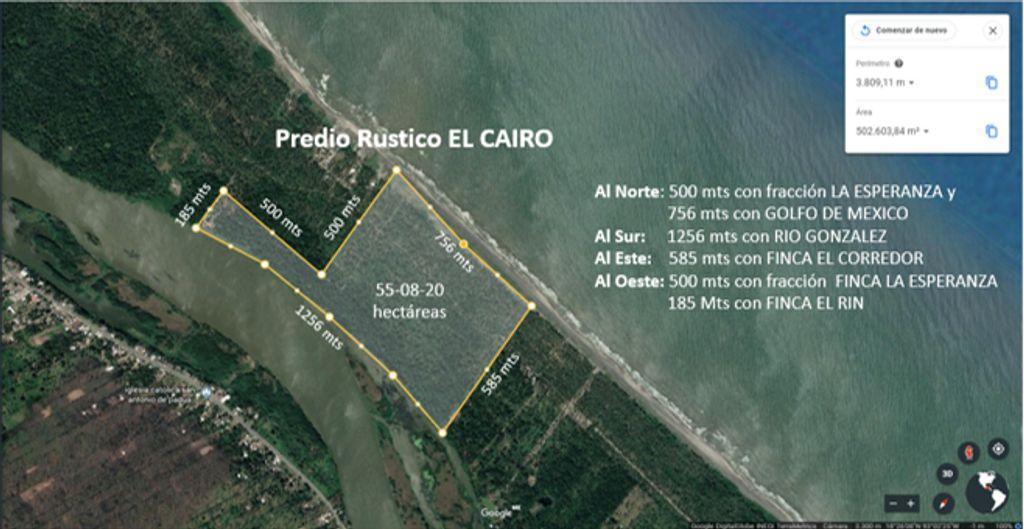 Venta de terreno en Jalapita, Centla, Tabasco