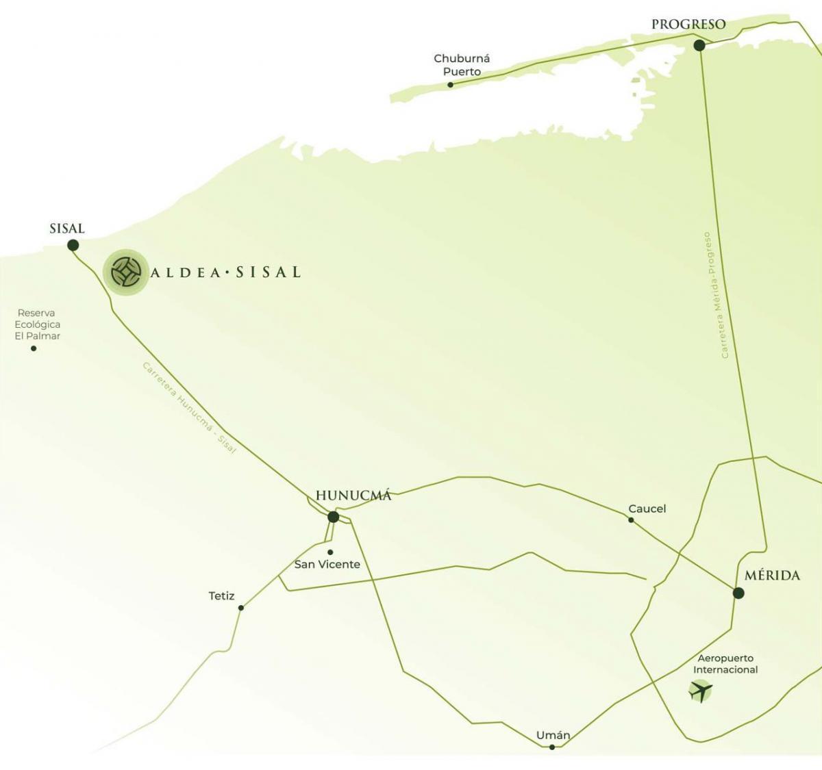 Terreno en venta en Aldea Sisal, Mérida, Yucatán 