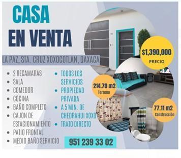 Se vende Terreno en Santa Cruz Xoxocotlán