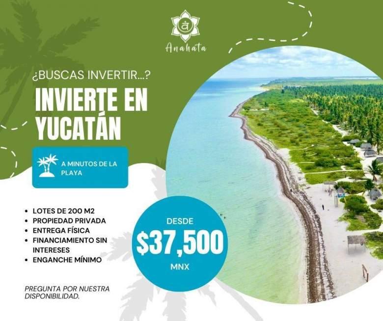 Invierte en Yucatan a 13 min de la costa Esmeralda Yucateca