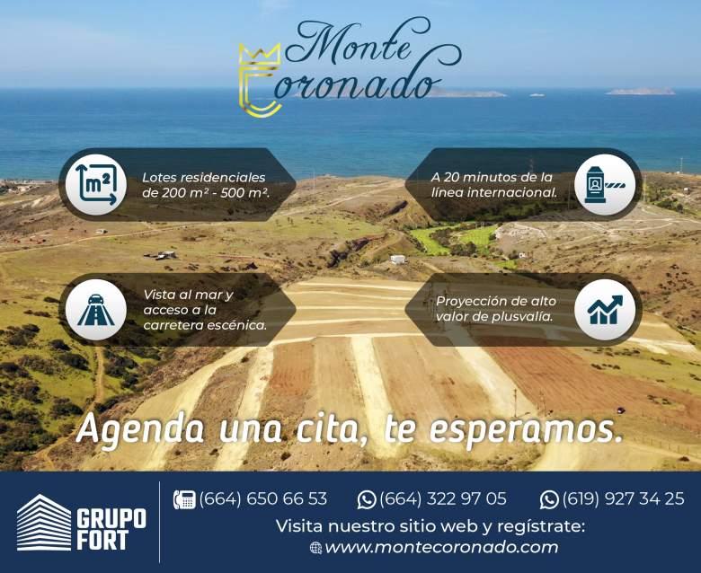 Terrenos en Venta en Tijuana con vista a las Islas Coronado