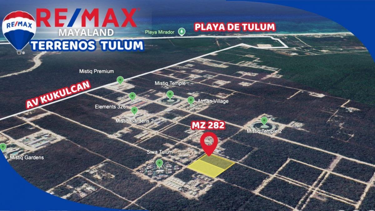 Oportunidad media hectarea a 2.5 km de la playa de tulum