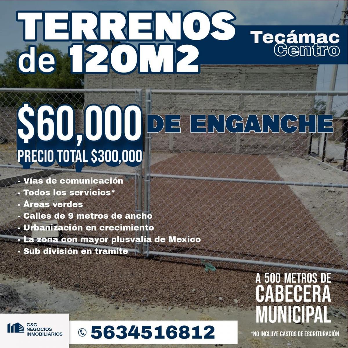 Terrenos en Tecámac
