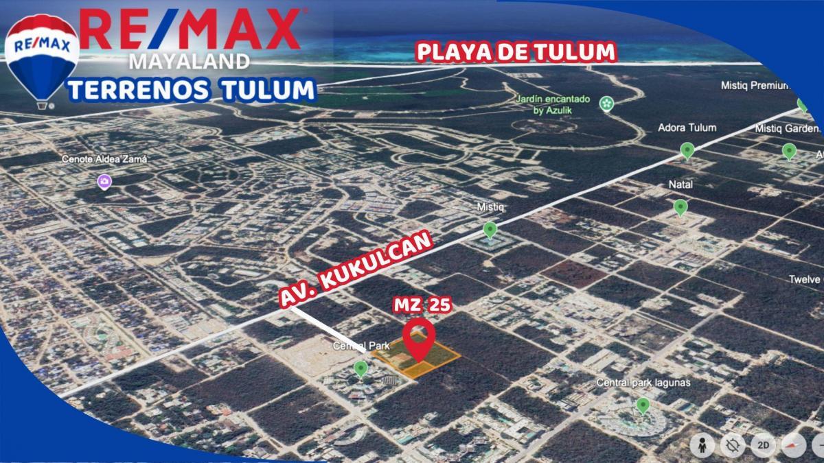 En venta lote de 1170 en esquina a 200 mts de la av Kukulcan