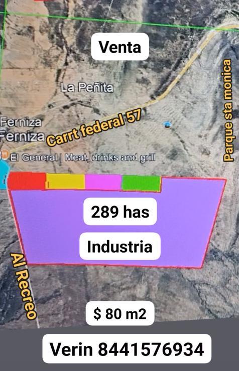 Terreno 289 has para Industria