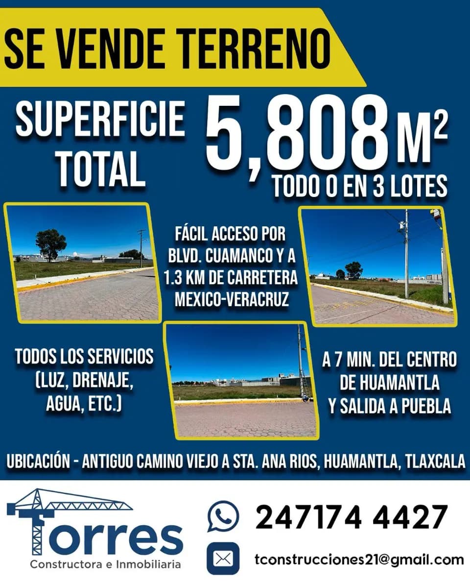 Calle Antiguo Camino Viejo a Santa Ana Ríos, 90507 Huamantla, Tlaxcala, México