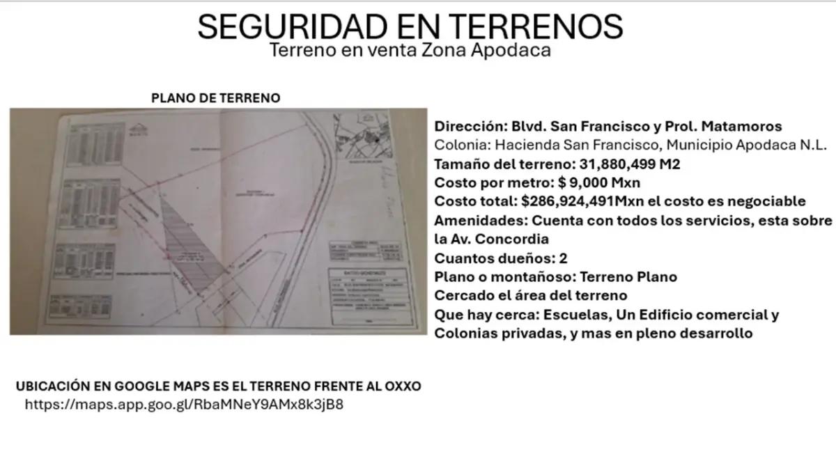 TERRENO SAN FRANCISCO