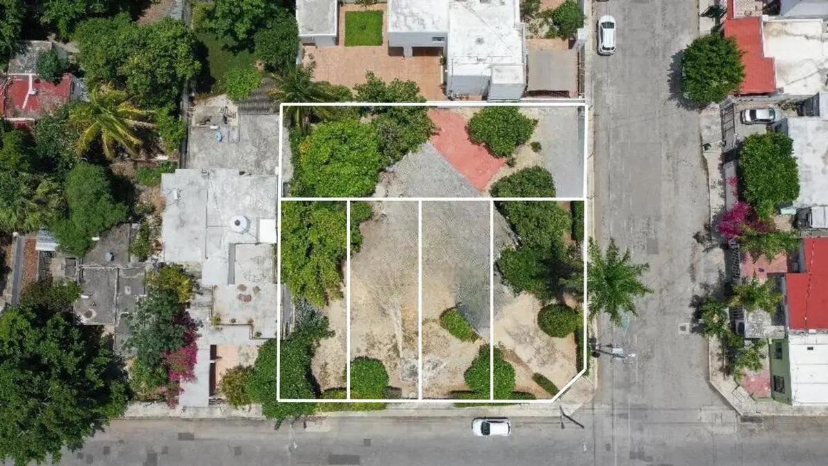 Lote residencial en la colonia García Ginerés, Mérida, Yuc.