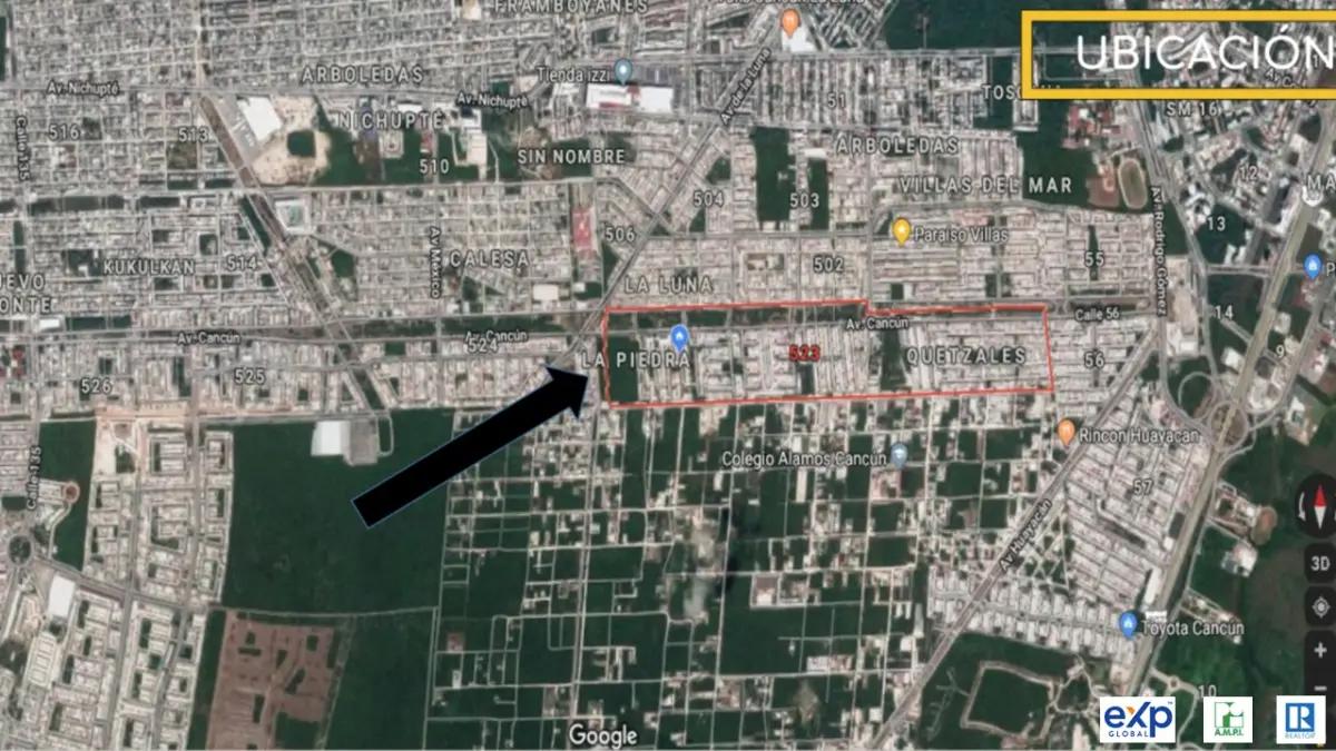 Terreno Comercial Habitacional Av. Las Torres Cancun 